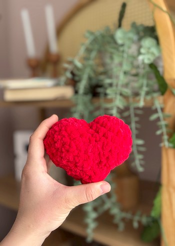 Elyaf Dolgulu Kalp - Görsel 2