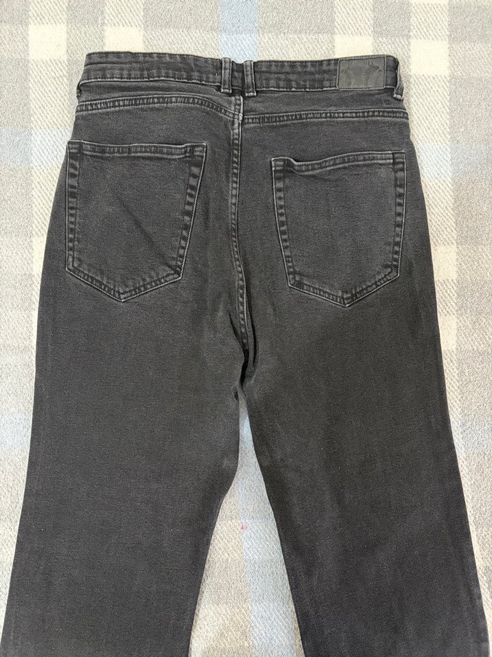 Pull and bear siyah kot - Görsel 4