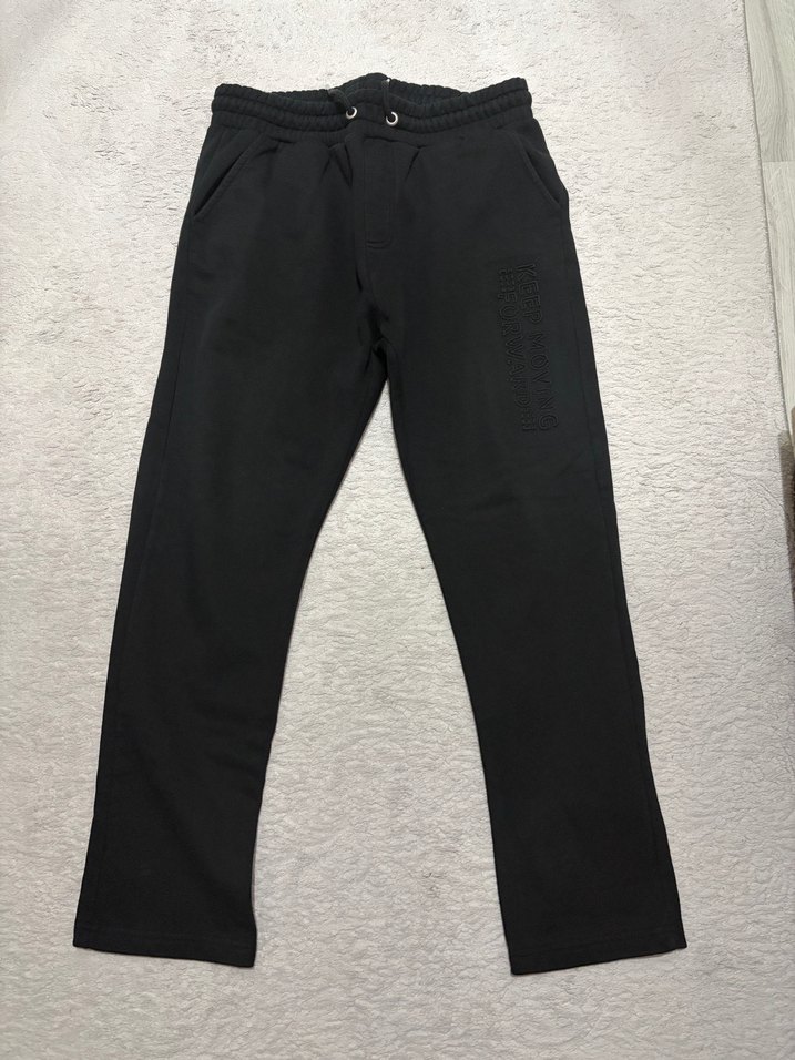 Siyah Fermuarlı Erkek Jogger Eşofman - Görsel 2