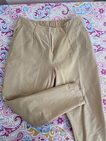 LC Waikiki Camel rengi ince kumaş pantolon