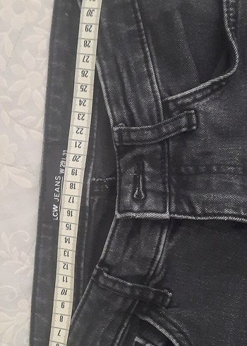 LC Waikiki Düğmeli Gri Erkek Çocuk Kot Pantolon