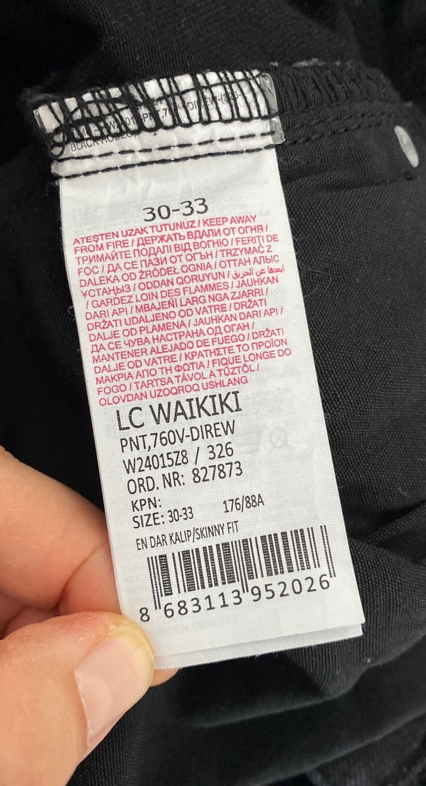 Erkek Siyah Normal Kesim Denim Jean - Görsel 3