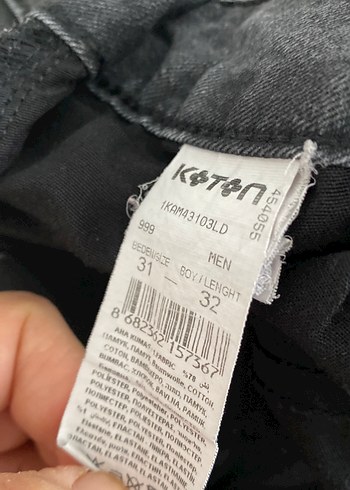 Gri Erkek Denim Jean Pantolon - Görsel 3