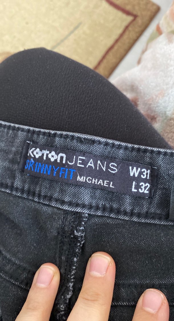 Gri Erkek Denim Jean Pantolon - Görsel 2