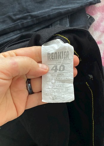 Siyah erkekFit Kumaş Pantolon - Görsel 2