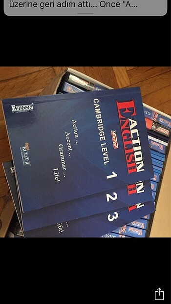 İngilizce set DV kitap