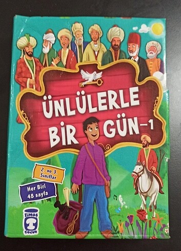 TİMAŞ YAYINLARI- ÜNLÜLERLE 1 GÜN SET- 10 KİTAP