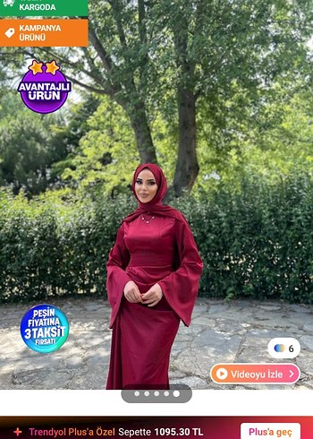 Bordo Drapeli Uzun Abiye Elbise - Görsel 2