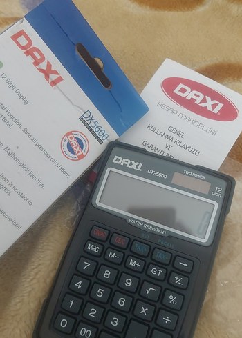 Beden DAXI DX-5600 12 Haneli Hesap Makinesi