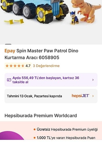 Dino kurtarma aracı 