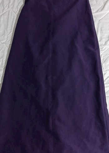 Kadın Mor Uzun Dökümlü Etek - Görsel 2