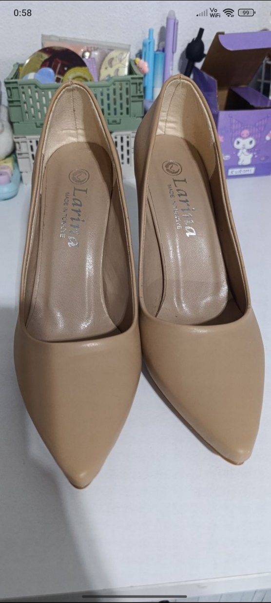 Bej Stiletto - Görsel 2