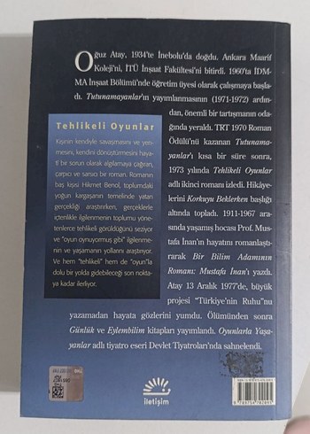 Tehlikeli Oyunlar - Oğuz Atay - Görsel 2