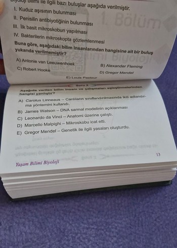Karekök Cep Test TYT Biyoloji zor