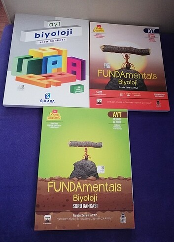 AYT biyoloji fundamentals supara soru bankası