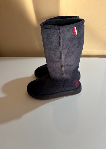 U.S Polo Assn. Us Polo Koyu Lacivert Suet Cocuk Botu