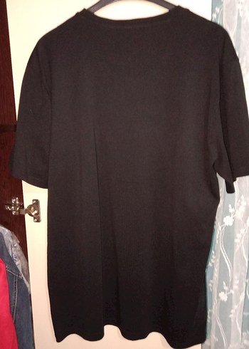 xl Beden Siyah V Yaka Kısa Kollu Erkek T-shirt