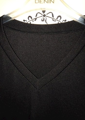 xl Beden siyah Renk Siyah V Yaka Kısa Kollu Erkek T-shirt