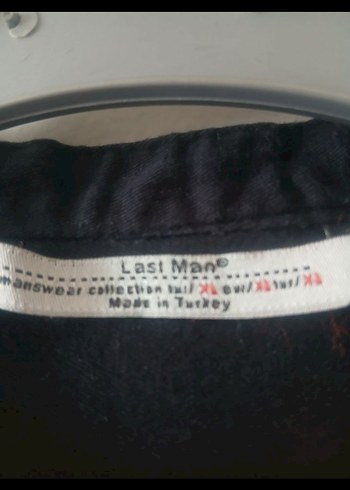 Siyah Erkek Gömlek Uzun Kollu Düğmeli - Görsel 3