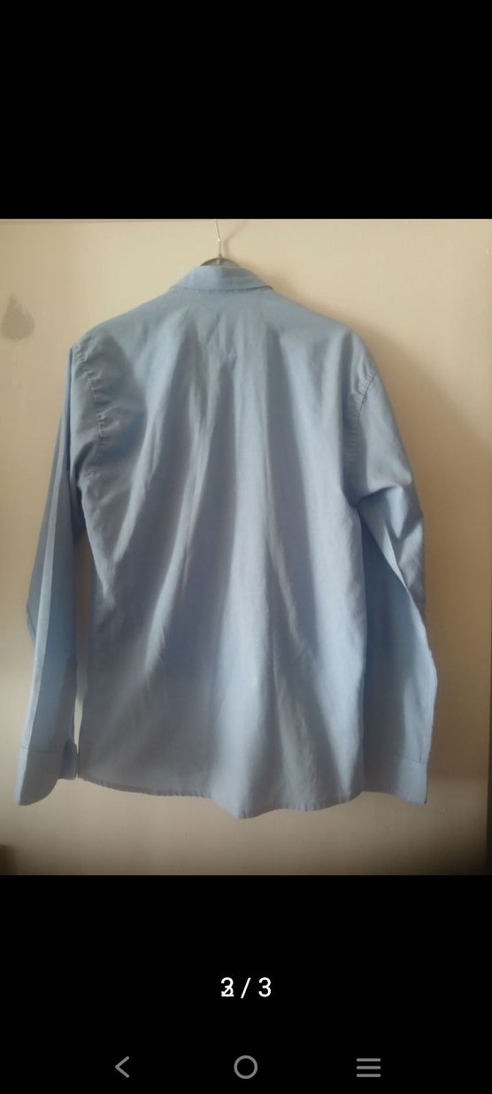 Mavi Erkek Gömlek - Görsel 2