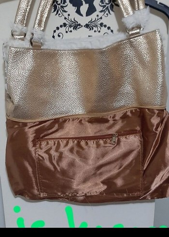 Zincir Detaylı Beyaz Kadın Çanta - Görsel 3