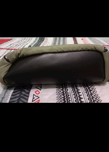 Fermuarlı Haki Kadın Omuz Çantası - Görsel 4