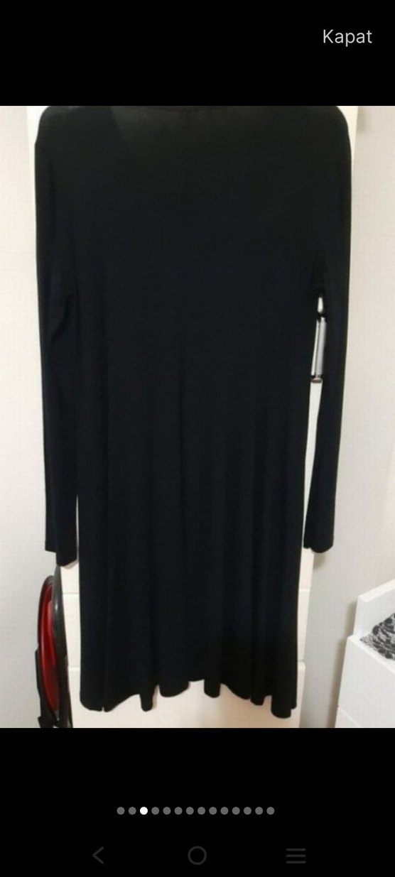 Püsküllü Nakışlı Siyah Bohem Kısa Elbise - Görsel 4