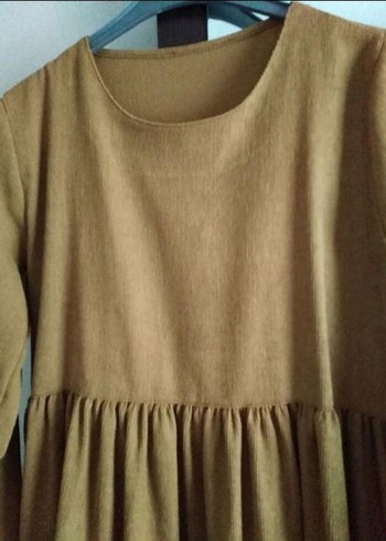 Elbise ( Hardal renkte) SON FİYAT - Görsel 5