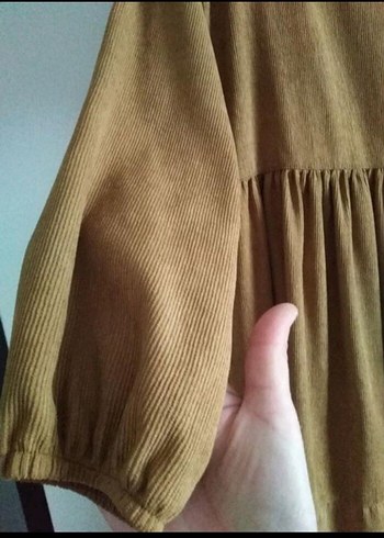 Elbise ( Hardal renkte) SON FİYAT - Görsel 6