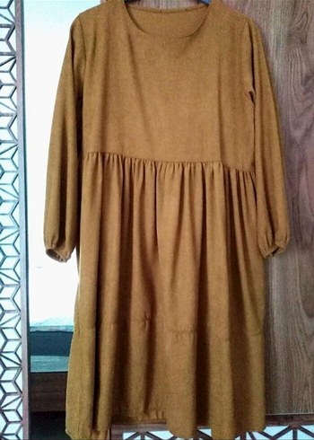 Elbise ( Hardal renkte) SON FİYAT - Görsel 2