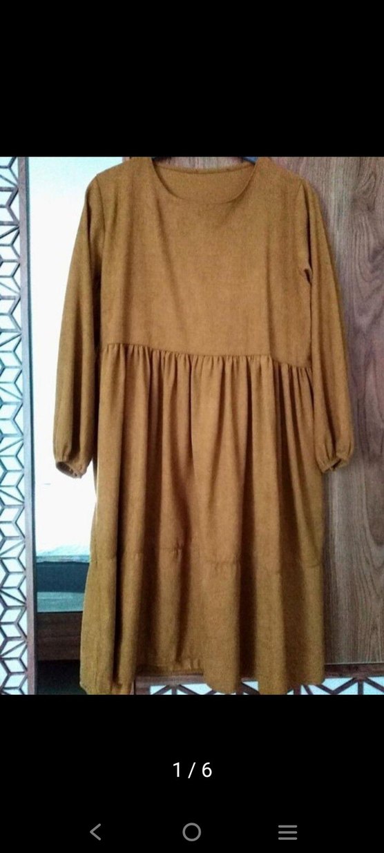 Elbise ( Hardal renkte) SON FİYAT - Görsel 2
