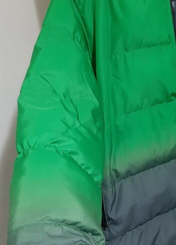 xxl Beden yeşil Renk Şişme Mont