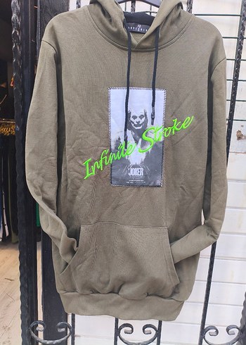 Kapüşonlu Uzun Kollu Erkek Sweatshirt