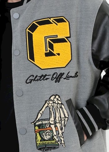 Ghetto off limits Kolej ceketi - Görsel 6