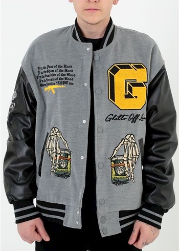 Ghetto off limits Kolej ceketi - Görsel 2