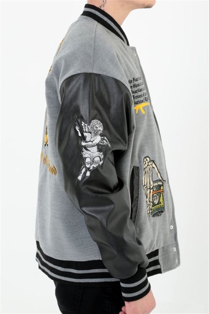 Ghetto off limits Kolej ceketi - Görsel 5