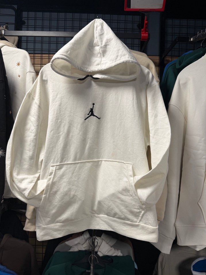 Erkek Siyah Kapüşonlu Spor Sweatshirt - Görsel 4