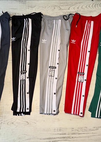 Gri Adidas Çıtçıtlı eşofman altı - Görsel 4