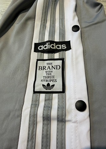 Gri Adidas Çıtçıtlı eşofman altı - Görsel 3