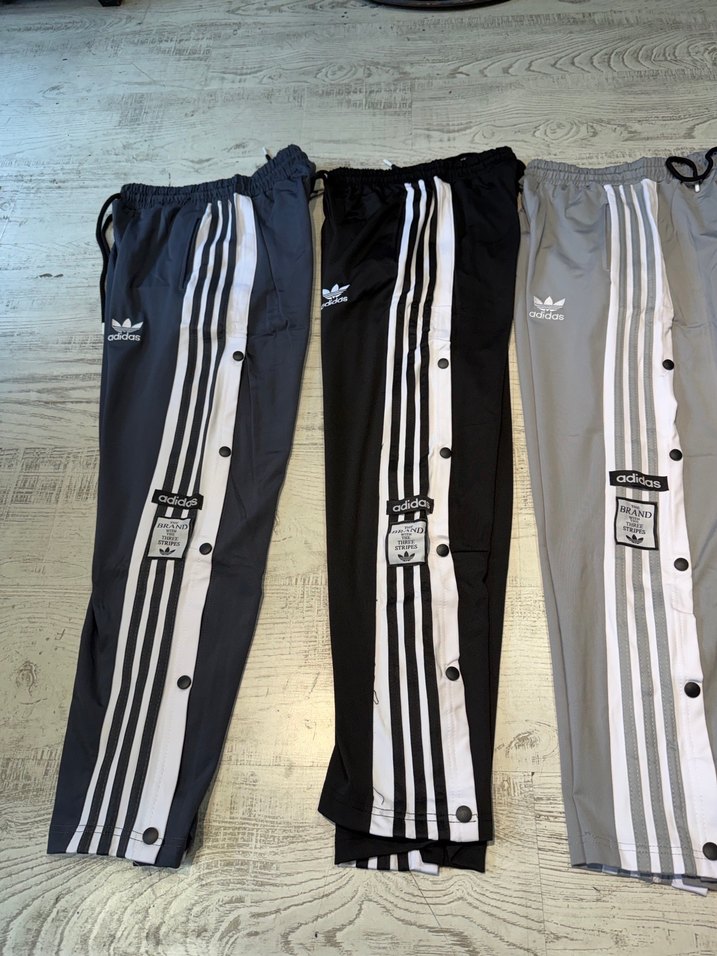 Gri Adidas Çıtçıtlı  Eşofman Altı - Görsel 3