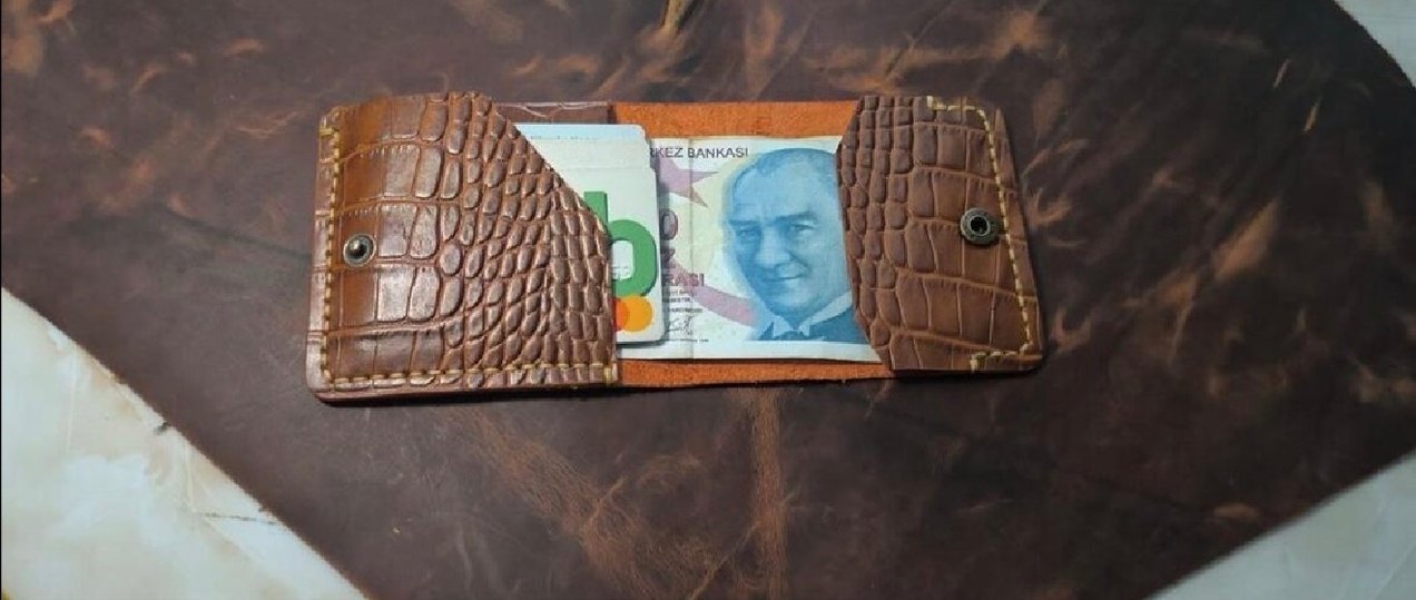 El yapımı  Erkek Cüzdanı - Görsel 2