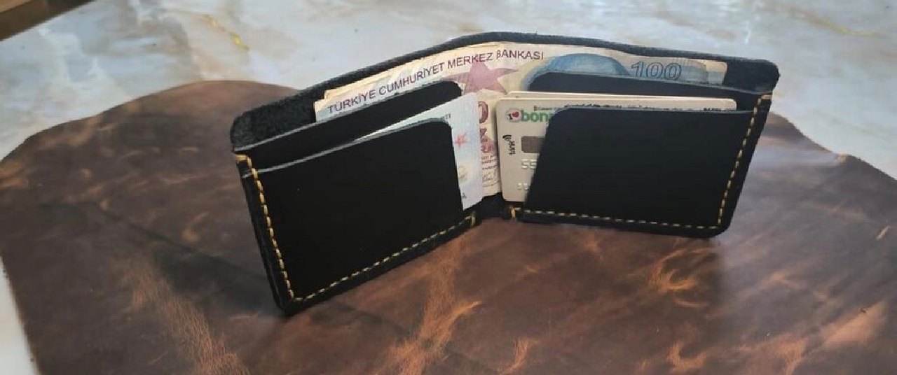 El yapımı  Erkek Cüzdanı - Görsel 4