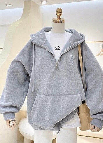 Fermuarli sweatshirt 