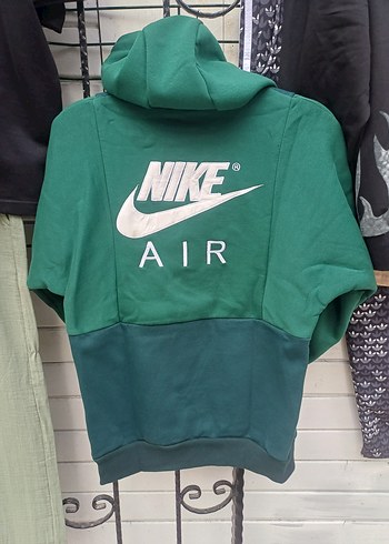 s Beden yeşil Renk Nike Haki Fermuarlı unisexSweatshirt