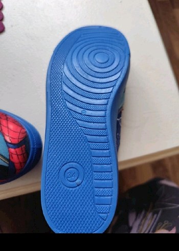 Renkli Örümcek Adam Desenli Erkek Çocuk Loafer - Görsel 8