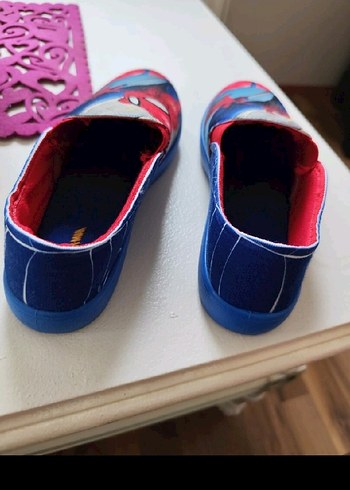 Renkli Örümcek Adam Desenli Erkek Çocuk Loafer - Görsel 6