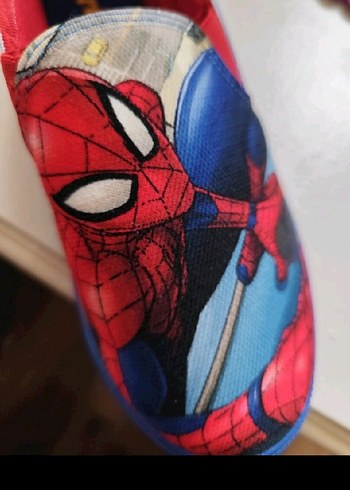 Renkli Örümcek Adam Desenli Erkek Çocuk Loafer - Görsel 4