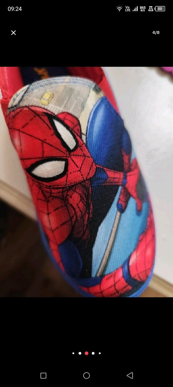 Renkli Örümcek Adam Desenli Erkek Çocuk Loafer - Görsel 4