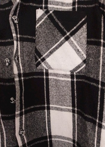 unisex oduncu Gömlek Uzun Kollu - Görsel 2