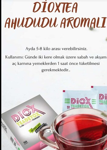Dioxtea Ahududu Aromalı Çay